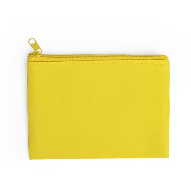PORTE MONNAIE EN PU PERSONNALISABLE 'KIPSY' - jaune