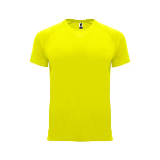 TEE SHIRT SPORT PUBLICITAIRE HOMME 'ESPORTO' - jaune fluo