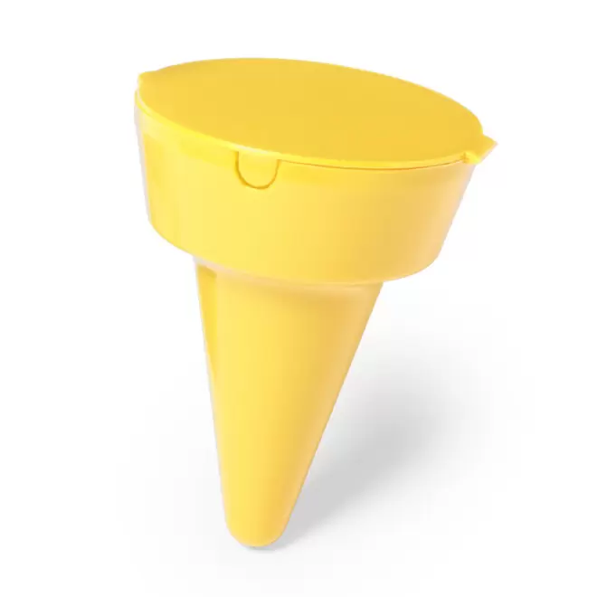 CENDRIER PORTABLE PERSONNALISABLE 'SANDYTO' - jaune