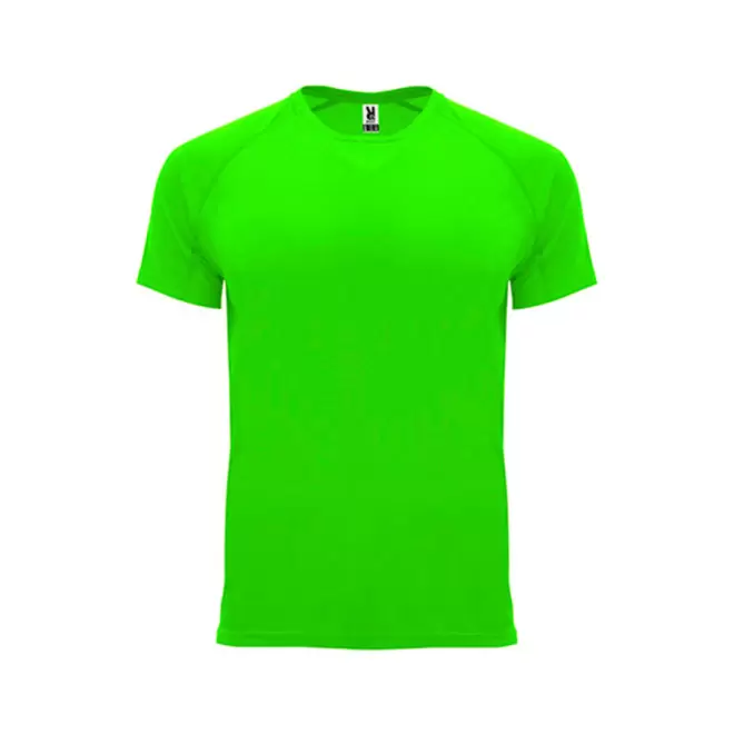 TEE SHIRT SPORT PUBLICITAIRE HOMME 'ESPORTO' - vert fluo
