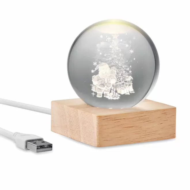 BOULE A NEIGE PERSONNALISABLE 'KERA' - transparent