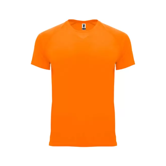 TEE SHIRT SPORT PUBLICITAIRE HOMME 'ESPORTO' - orange fluo