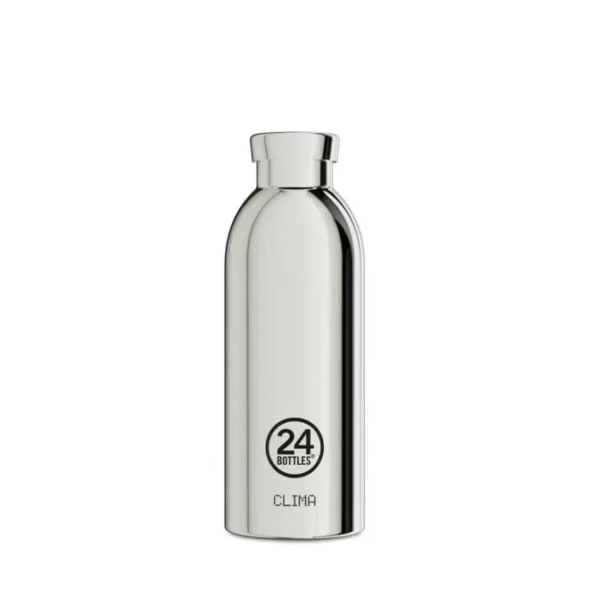 BOUTEILLE ISOTHERME 500ML PERSONNALISEE 'CLIMA 24BOTTLES' - argenté