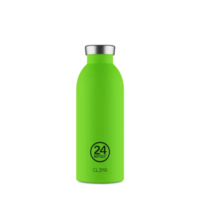 BOUTEILLE ISOTHERME 500ML PERSONNALISEE 'CLIMA 24BOTTLES' - vert citron