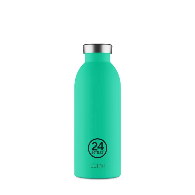 BOUTEILLE ISOTHERME 500ML PERSONNALISEE 'CLIMA 24BOTTLES' - vert menthe