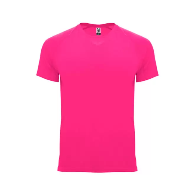TEE SHIRT SPORT PUBLICITAIRE HOMME 'ESPORTO' - rose fluo