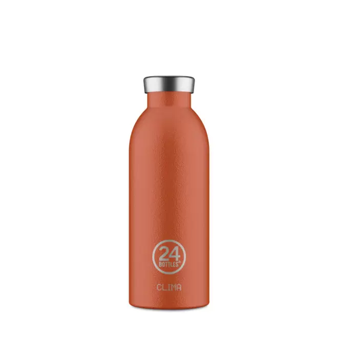BOUTEILLE ISOTHERME 500ML PERSONNALISEE 'CLIMA 24BOTTLES' - terracotta