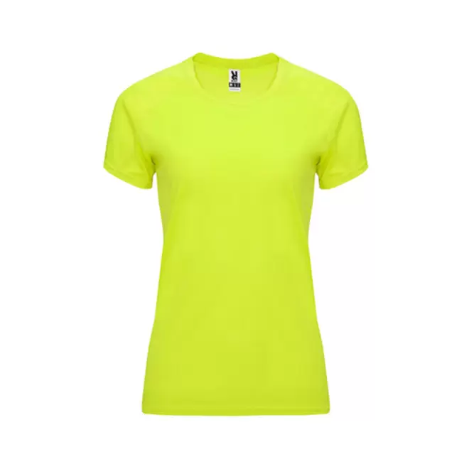 TEE SHIRT PERSONNALISÉ FEMME 'ESPORTO' - jaune fluo