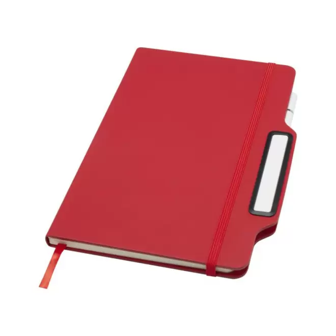RAPIDE 4J - CARNET A5 RIGIDE STYLO PERSONNALISE 'SHAWN' - rouge