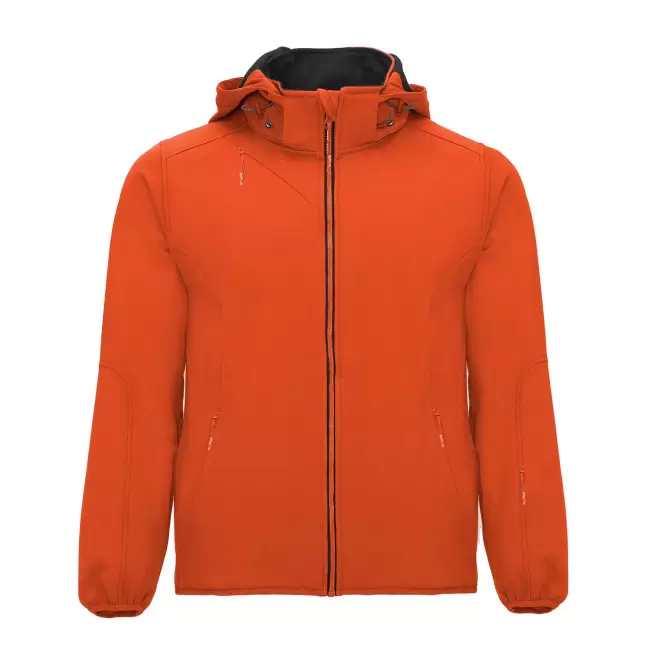 VESTE SOFTSHELL MIXTE PERSONNALISEE 2 COUCHES 'SIBERIA' - orange