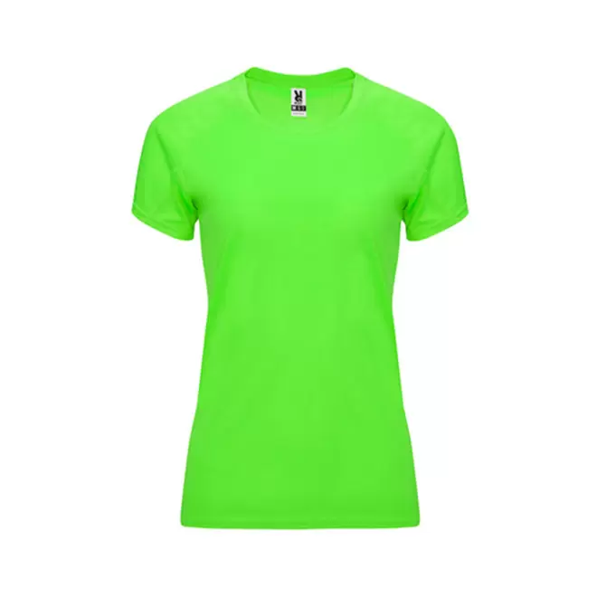 TEE SHIRT PERSONNALISÉ FEMME 'ESPORTO' - vert fluo