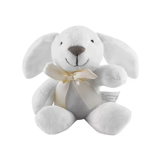 PELUCHE LAPIN PERSONNALISABLE 'HALY' - blanc