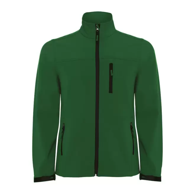 VESTE SOFTSHELL PERSONNALISABLE HOMME 'ANTARDIDA' - vert bouteille