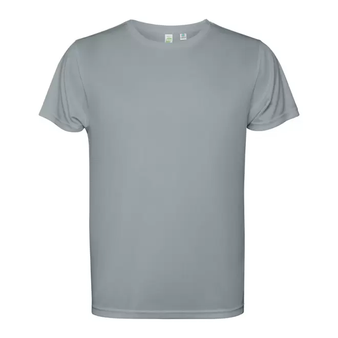 TEE-SHIRT SPORT MC HOMME PERSONNALISE 'ESTORIL' - gris