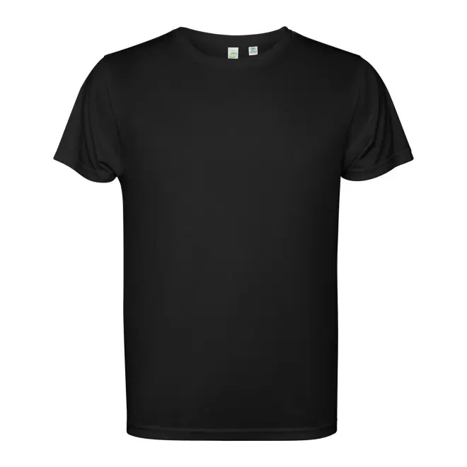 TEE-SHIRT SPORT MC HOMME PERSONNALISE 'ESTORIL' - noir