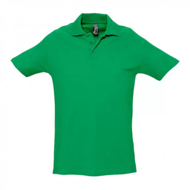 POLO HOMME PERSONNALISÉ 'SPRING' - EXPEDITION RAPIDE 4J - vert
