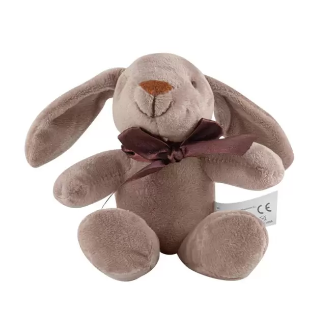 PELUCHE LAPIN PERSONNALISABLE 'HALY' - marron