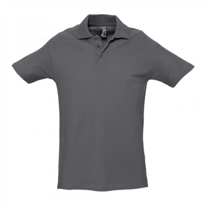 POLO HOMME PERSONNALISÉ 'SPRING' - EXPEDITION RAPIDE 4J - gris souris