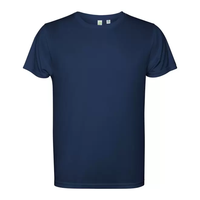 TEE-SHIRT SPORT MC HOMME PERSONNALISE 'ESTORIL' - bleu marine