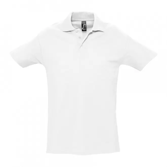 POLO HOMME PERSONNALISÉ 'SPRING' - EXPEDITION RAPIDE 4J - blanc