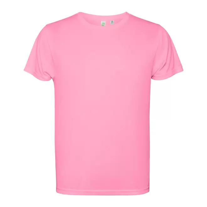 TEE-SHIRT SPORT MC HOMME PERSONNALISE 'ESTORIL' - rose