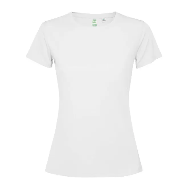 TEE-SHIRT SPORT MC FEMME PERSONNALISE 'ESTORIL' - blanc