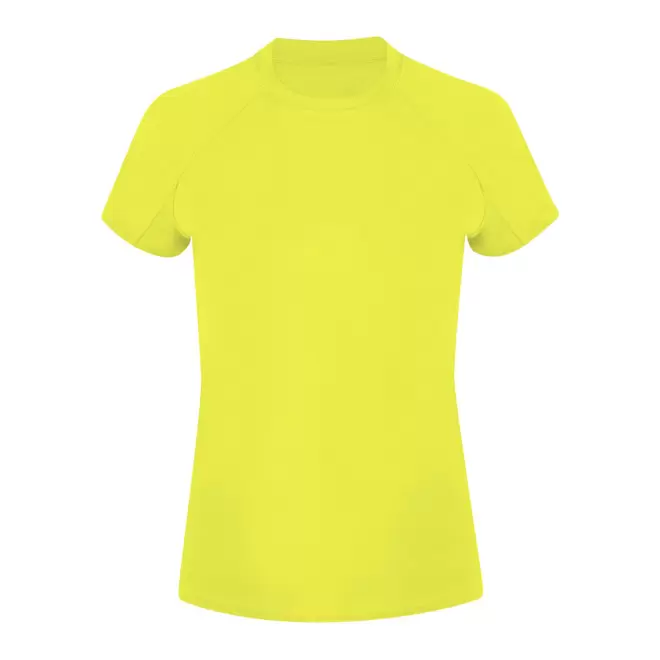 TEE-SHIRT DE SPORT FEMME PERSONNALISABLE 'TAGODA 2.0' - jaune fluo