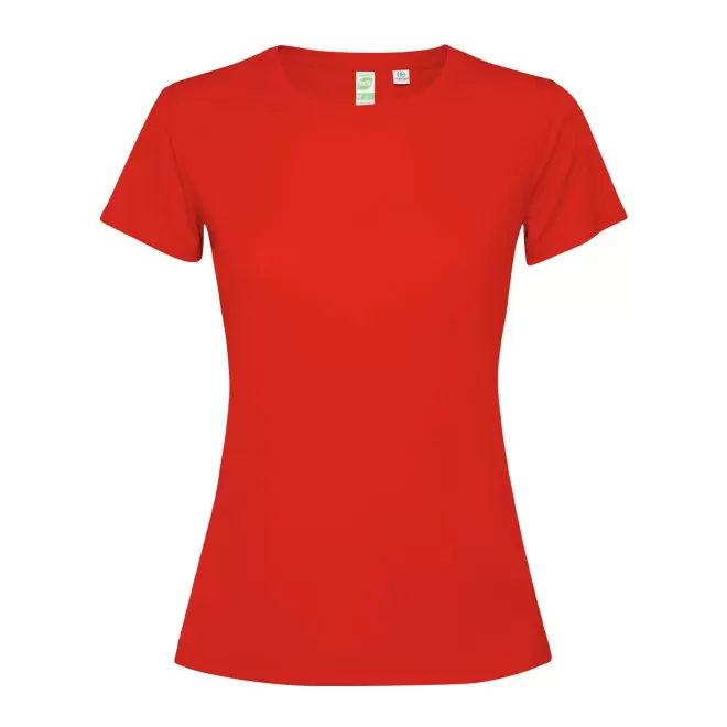 TEE-SHIRT SPORT MC FEMME PERSONNALISE 'ESTORIL' - rouge