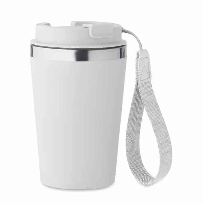 MUG ISOTHERME PERSONNALISABLE 350 ML 'MALTEAS' - blanc