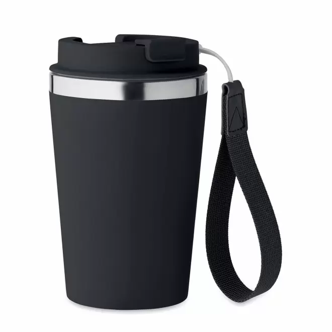 MUG ISOTHERME PERSONNALISABLE 350 ML 'MALTEAS' - noir