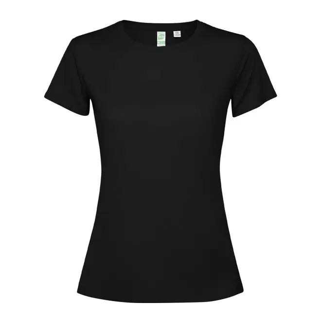 TEE-SHIRT SPORT MC FEMME PERSONNALISE 'ESTORIL' - noir