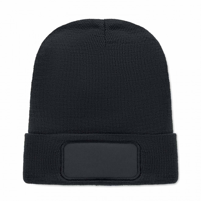 BONNET REVERS ETIQUETTE PERSONNALISABLE 'CAPNOT RPET' - noir