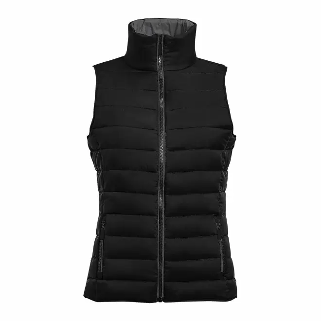 DOUDOUNE PUBLICITAIRE SANS MANCHE FEMME 'WAVE' - EXPÉDITION EXPRESS 96H - noir