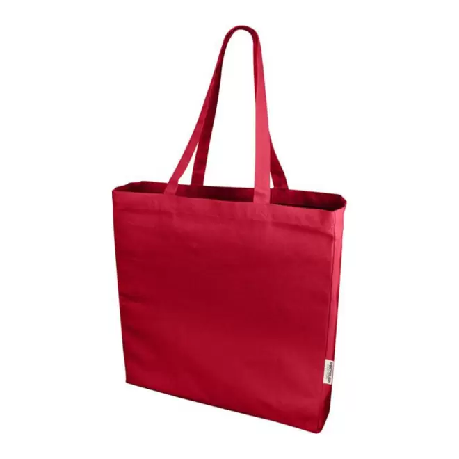 RAPIDE 4J - SAC COTON SOUFFLET RECYCLE 'FABIO' - rouge