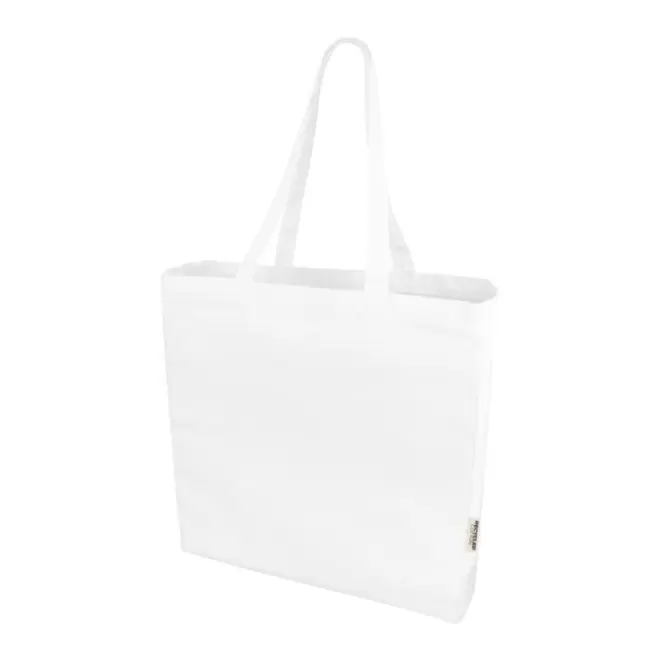 RAPIDE 4J - SAC COTON SOUFFLET RECYCLE 'FABIO' - blanc