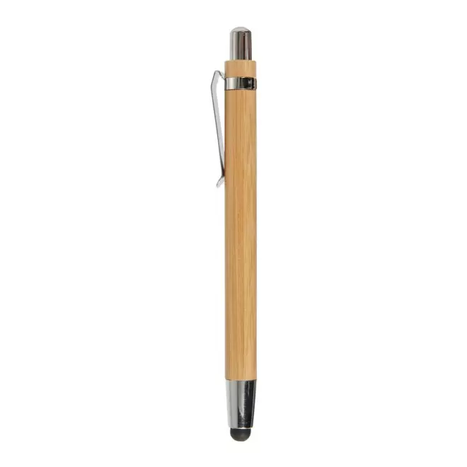STYLO PERSONNALISABLE BAMBOU MINE NOIRE 'ANDREA' - brun