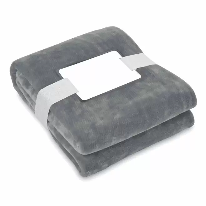 COUVERTURE 280 GR/M2 RPET PERSONNALISABLE 'HOVA RPET ' - gris