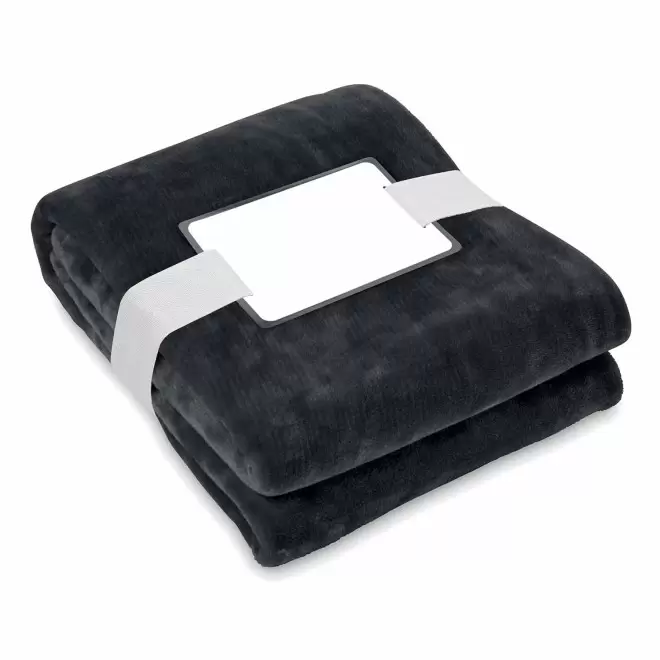 COUVERTURE 280 GR/M2 RPET PERSONNALISABLE 'HOVA RPET ' - noir
