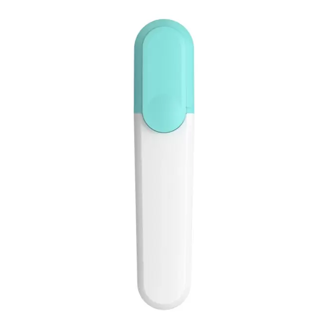 SURLIGNEUR RECYCLE PERSONNALISABLE 'ANGELE' - turquoise/blanc