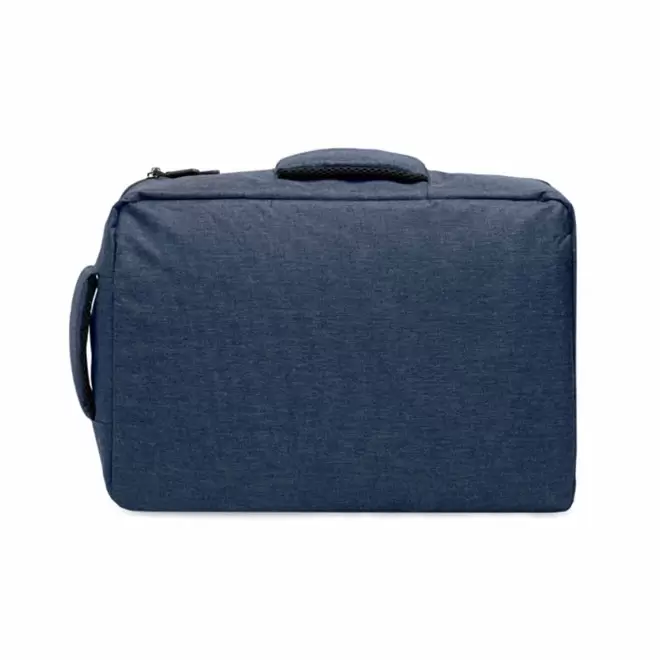 SAC A DOS ORDINATEUR 15" RPET PERSONNALISABLE 'LUBAS' - bleu marine
