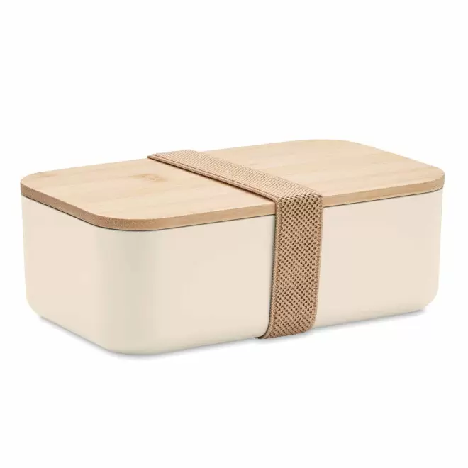 LUNCH BOX 1L PERSONNALISABLE 'BUCATI MAIS' - beige