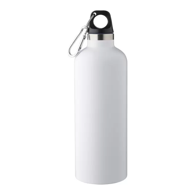BOUTEILLE ISOTHERME RECYCLE 500ML PERSONNALISABLE 'JOURA' - blanc