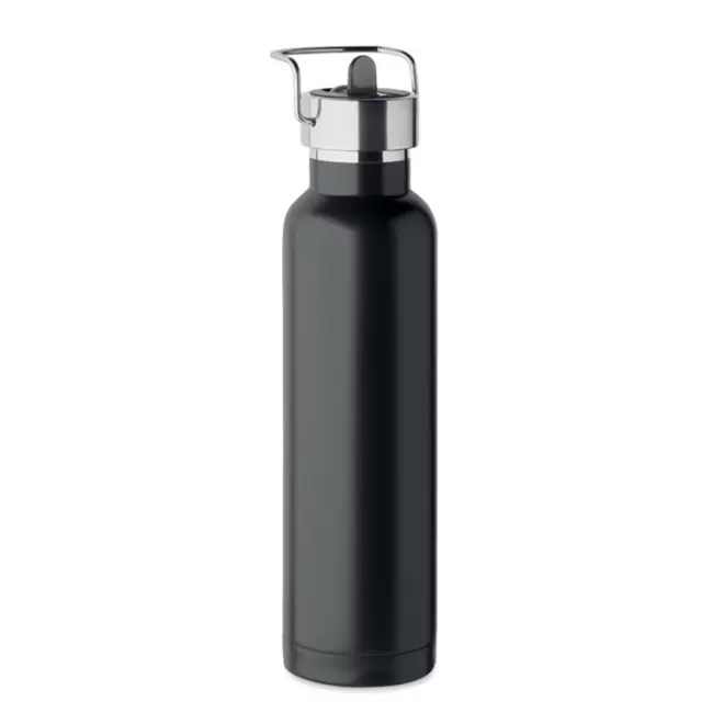BOUTEILLE ISOTHERME RECYCLE 660 ML PERSONNALISABLE 'FRAGO' - noir