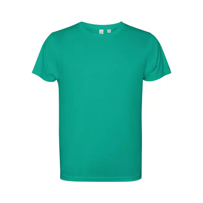 TEE-SHIRT SPORT MC ENFANT PERSONNALISABLE 'ESTORIL' - turquoise