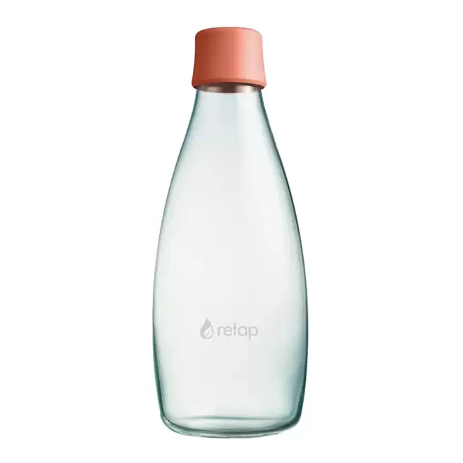BOUTEILLE VERRE 800ML PERSONNALISABLE 'ORIGINAL 08' - pêche