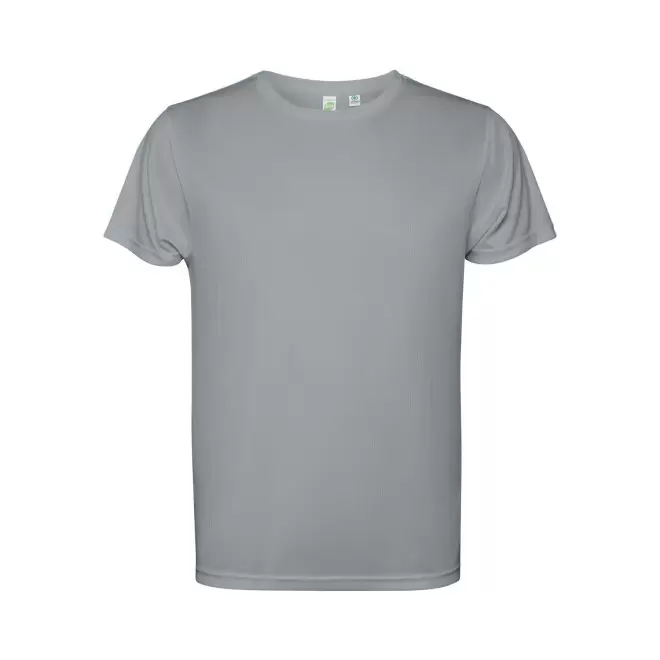 TEE-SHIRT SPORT MC ENFANT PERSONNALISABLE 'ESTORIL' - gris