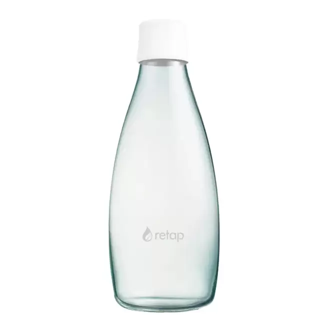 BOUTEILLE VERRE 800ML PERSONNALISABLE 'ORIGINAL 08' - blanc