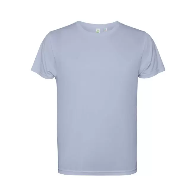 TEE-SHIRT SPORT MC ENFANT PERSONNALISABLE 'ESTORIL' - bleu gris