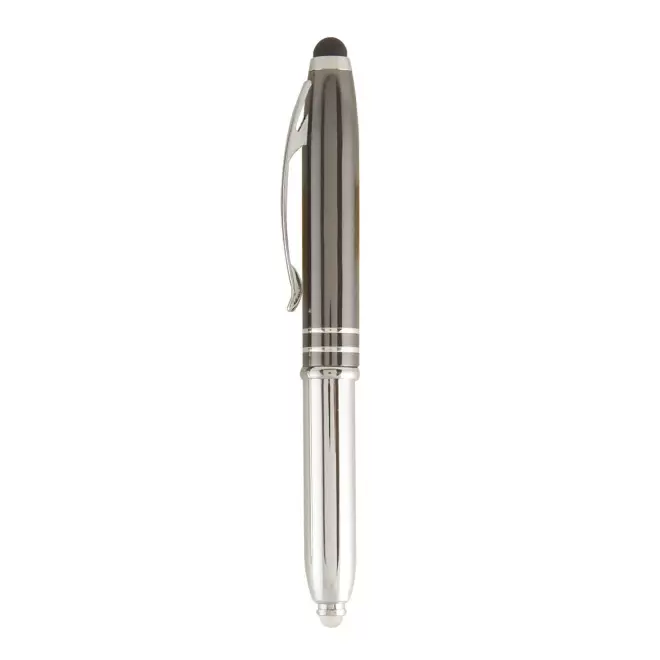 STYLO/STYLET LUMINEUX PERSONNALISABLE 'LEVO SHINE' - gris
