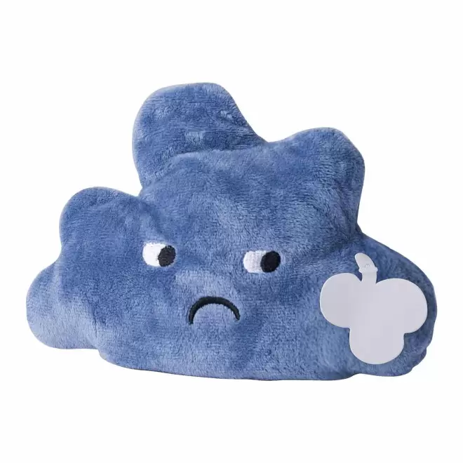 PELUCHE REVERSIBLE PERSONNALISABLE 'CLOUD' - blanc/bleu